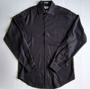 Van Heusen Fitted Pique Button Down Wrinkle Free